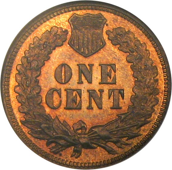 image for: 1872 1c  NGC Proof 65 RD