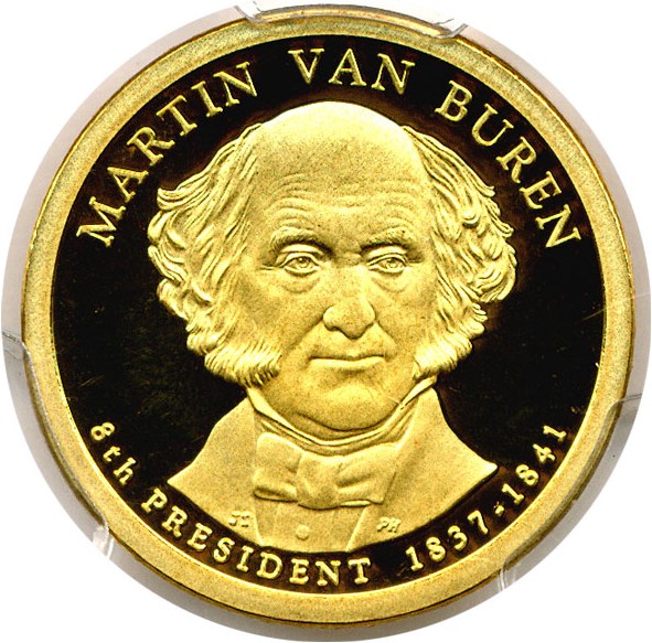 image for: 2008-S $1 Martin Van Buren PCGS Proof 69 DCameo
