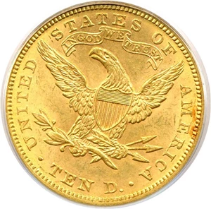 image for: 1886 $10 PCGS/CAC MS62