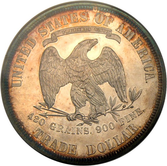 image for: 1882 Trade$  PCGS/CAC Proof 64 Cameo