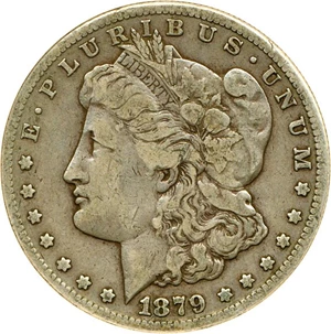 image for: Top 100 VAM: 1879-CC $1 NGC VF20 (VAM 3 Capped Die)