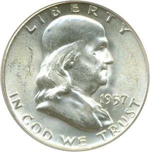 image for: 1957-D 50c PCGS MS64 FBL