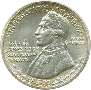 image for: 1928 50c Hawaiian PCGS MS64