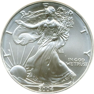 image for: 2004 $1 Silver Eagle NGC MS69