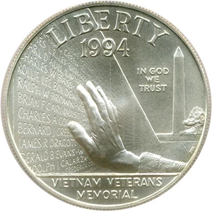 image for: 1994-W $1 Vietnam PCGS MS70