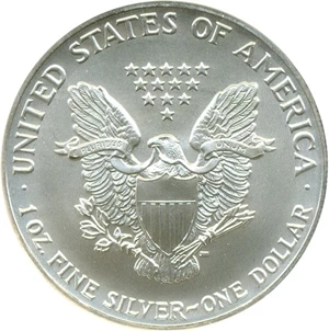image for: 1990 $1 Silver Eagle NGC MS69