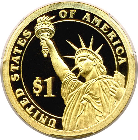 image for: 2008-S $1 John Q. Adams PCGS Proof 69 DCameo