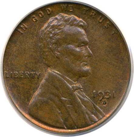 image for: 1931-D 1c  PCGS MS64 BN