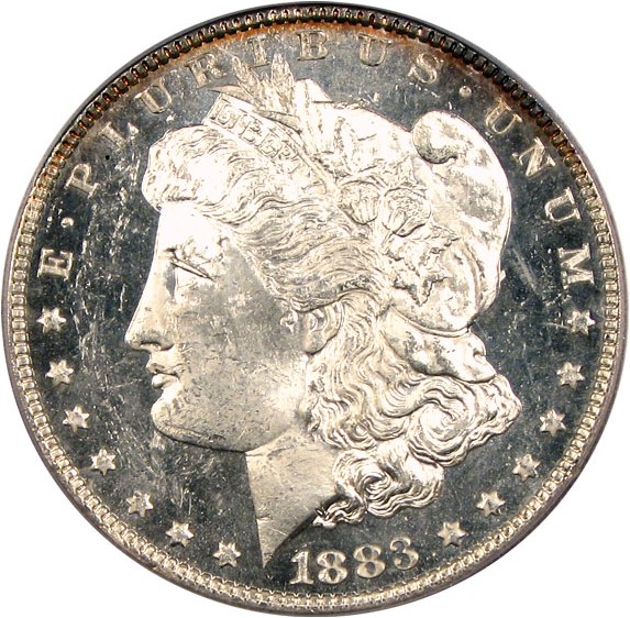 image for: 1883 $1  PCGS MS63 DMPL