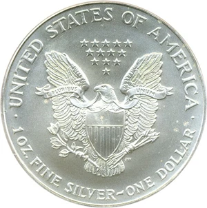 image for: 1997 $1 Silver Eagle PCGS MS68 - First Strike