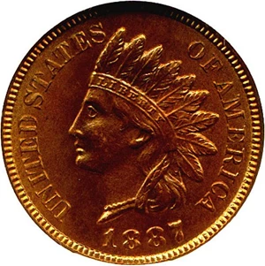image for: 1887 1c NGC MS65 RD