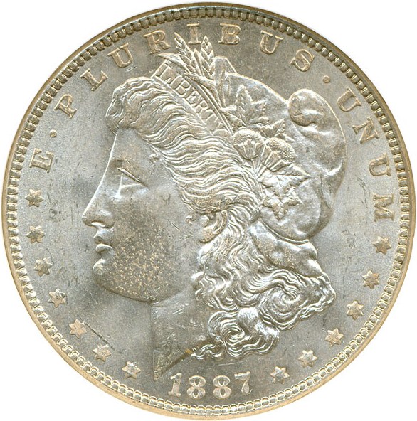 image for: Top 100 VAM: 1887/6 $1 NGC MS64 (VAM 2  7/6 )