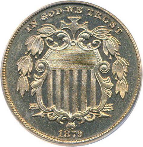 image for: 1879/8 5c  PCGS/CAC Proof 66 Cameo