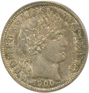 image for: 1900-O 10c PCGS MS63