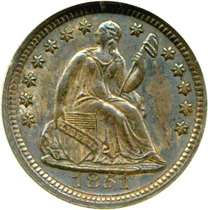 image for: 1851 H10c NGC MS64