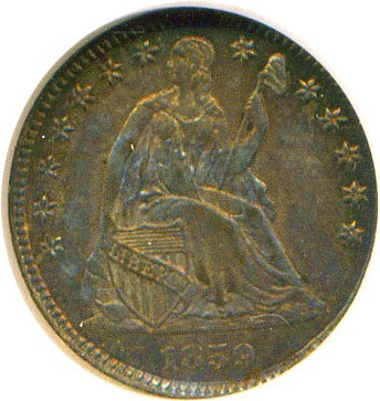 image for: 1859 H10c  NGC MS62