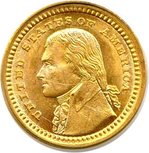 image for: 1903 G$1 Jefferson PCGS MS61 OGH