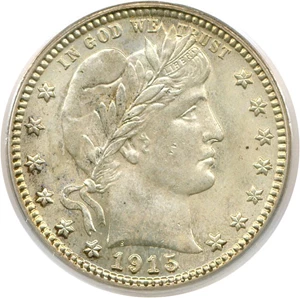 image for: 1915-D 25c PCGS MS63