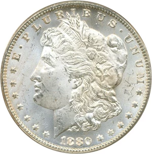 image for: 1880-CC Reverse of 1878 $1 PCGS MS64 OGH