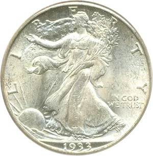 image for: 1933-S 50c PCGS MS63