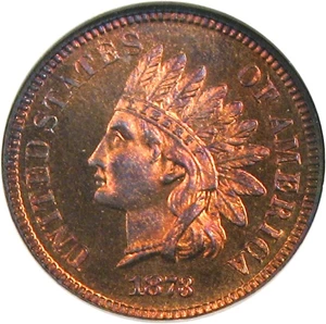 image for: 1873 1c NGC Proof 66 RB (Closed 3)