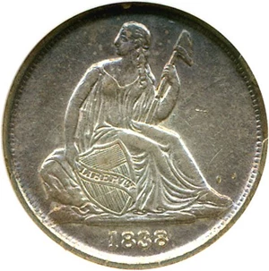 image for: 1838-O/O 10c No Drapery ANACS XF40 (RPM-1)