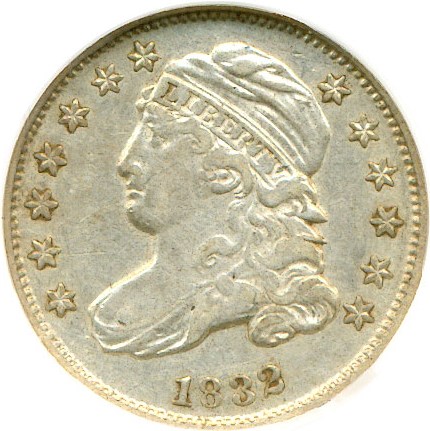 image for: 1832 10c NGC AU50 (JR-7)