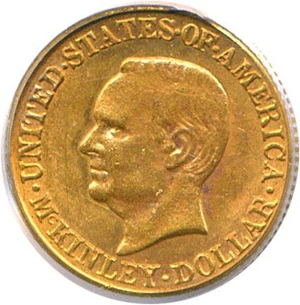image for: 1917 G$1 McKinley PCGS MS63