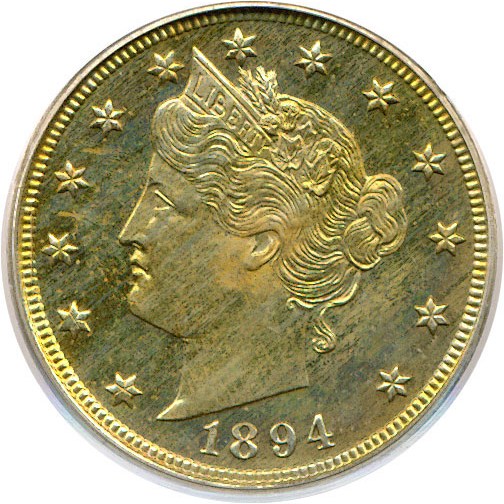 image for: 1894 5c  PCGS/CAC Proof 65