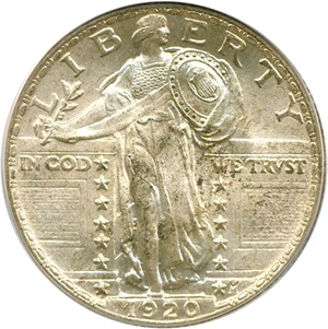 image for: 1920 25c PCGS MS66