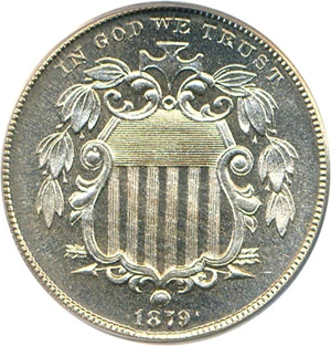 image for: 1879 5c PCGS Proof 65