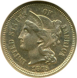 image for: 1875 3cN NGC Proof 65