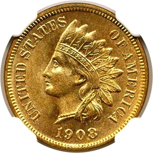 image for: 1908-S 1c NGC MS65 RD