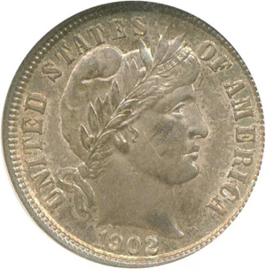 image for: 1902 10c NGC MS64