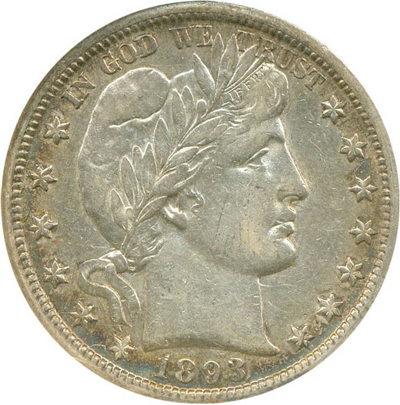 image for: 1893-O 50c  ANACS AU50