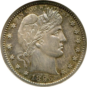 image for: 1893-S 25c NGC MS61
