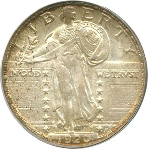 image for: 1920-D 25c PCGS/CAC MS65