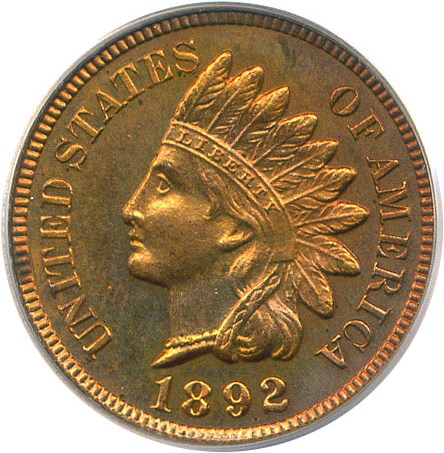 image for: 1892 1c  PCGS Proof 65 RD OGH