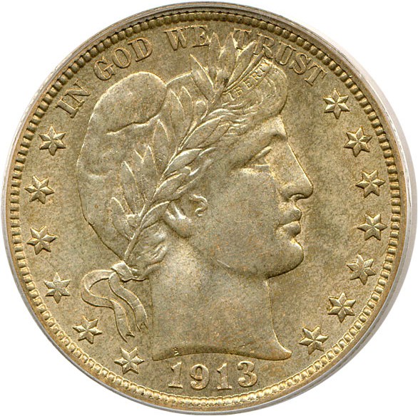 image for: 1913-D 50c  PCGS MS64