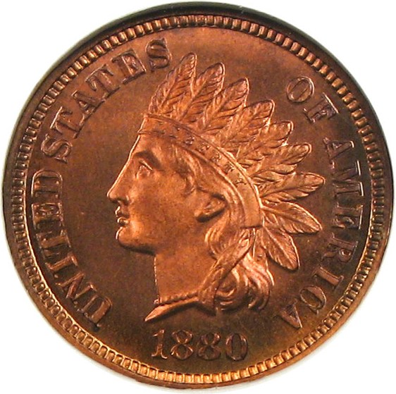 image for: 1880 1c  NGC Proof 66 RD