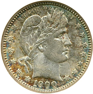 image for: 1900-O 25c NGC MS61
