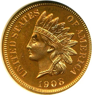 image for: 1908 1c NGC Proof 65 RD
