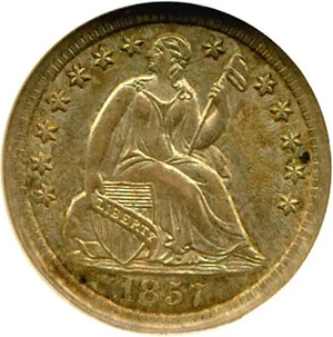 image for: 1857 H10c NGC MS64