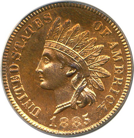 image for: 1885 1c  PCGS Proof 64 RD
