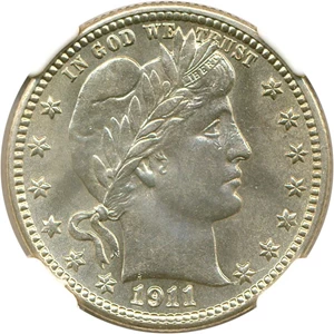 image for: 1911-S 25c NGC MS64