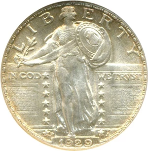 image for: 1929-D 25c NGC/CAC MS64