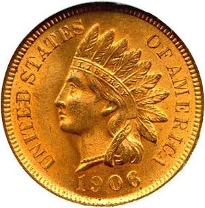 image for: 1906 1c NGC MS64 RD