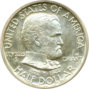 image for: 1922 50c Grant w/Star PCGS MS64