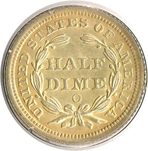 image for: 1859-O H10c PCGS MS62 OGH