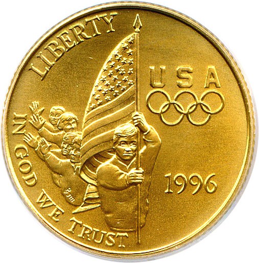 image for: 1996-W $5 Flag PCGS MS69